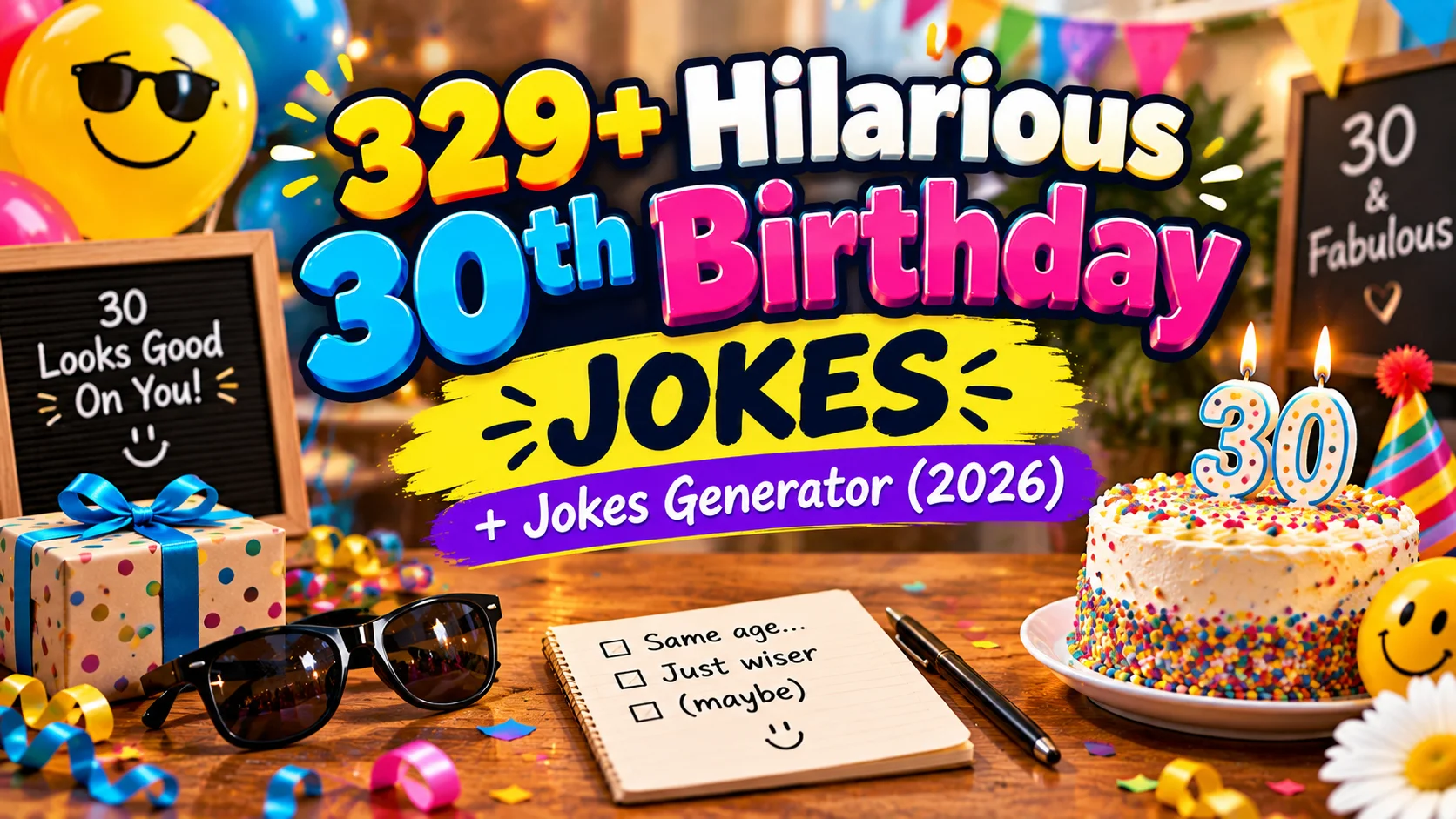 30th Birthday Jokes