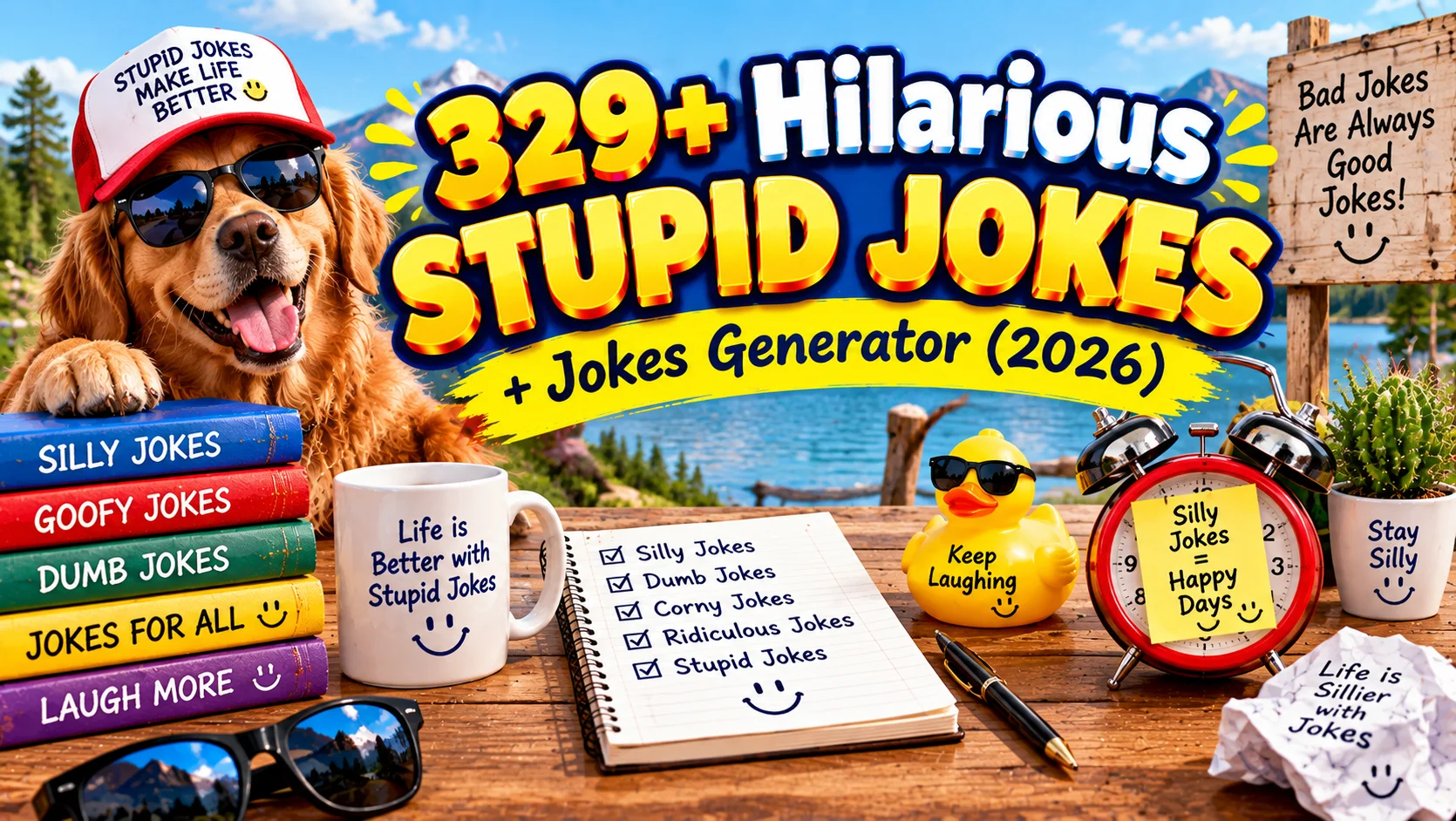 Hilarious Stupid Jokes + Jokes Generator