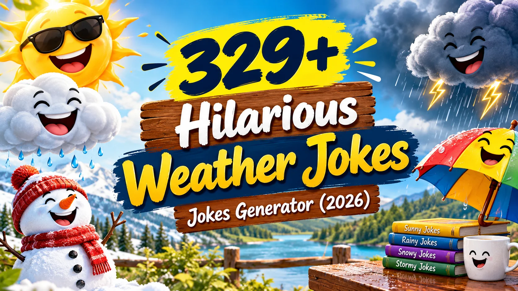 329+ Hilarious Weather Jokes + Jokes Generator (2026)