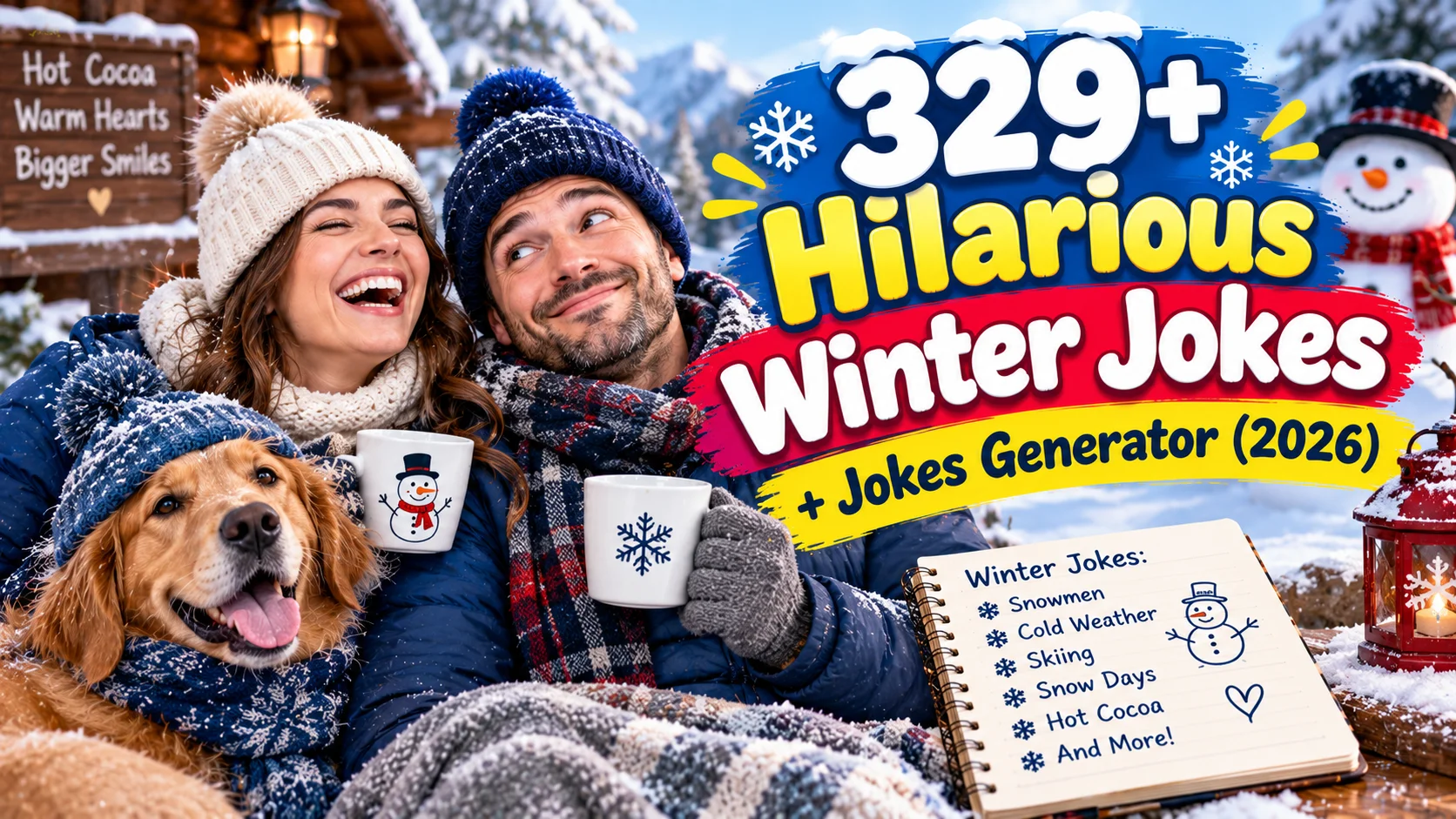 329+ Hilarious Winter Jokes + Jokes Generator (2026)